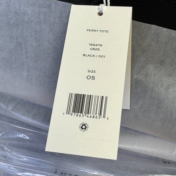 Tory Burch Perry Large Leather Tote – Black - Picture 10 of 10